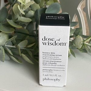 Philosophy Dose of Wisdom Bouncy Skin Reactivating Serum- OR 3/$12 u pick combo